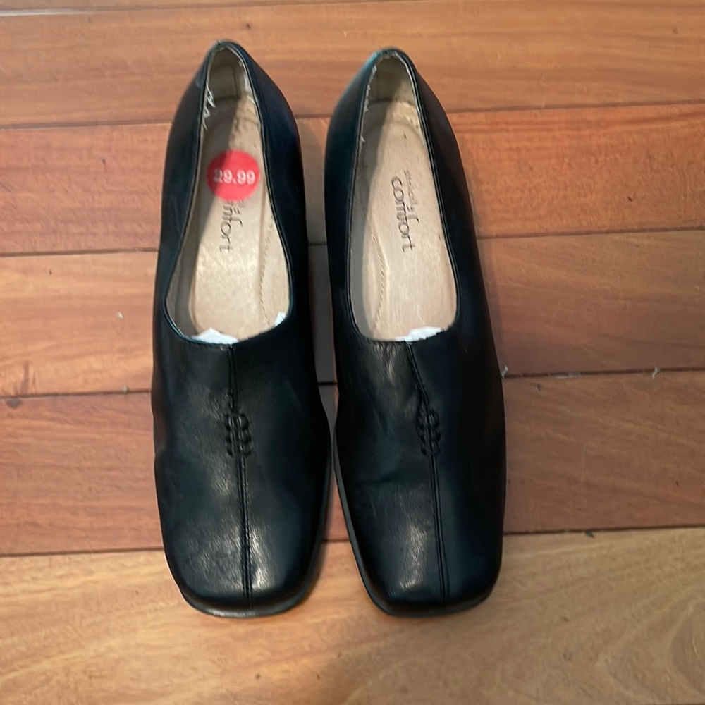 Black Slip on Loafers